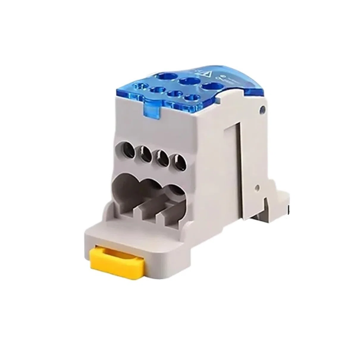 Caja de distribución del tablero de cableado Caja de distribución unipolar de derivación for carril DIN, bloque de terminales UKK 80A/125A/160A/250A/400A/500(UKK-80A,Blue,20 PCS)