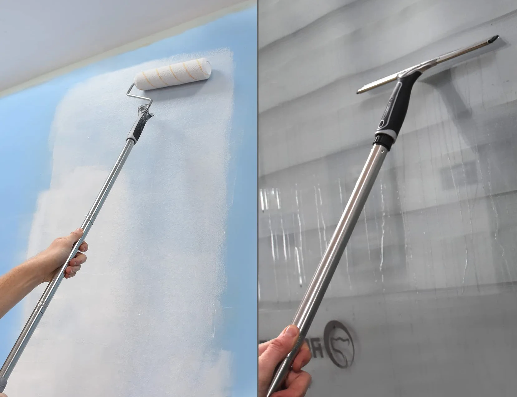ROLLINGDOG Barra de extensión de conexión de 3 piezas, tamaño conveniente y fácil de usar, para uso con herramientas de ajuste cónico (90 cm de longitud total)