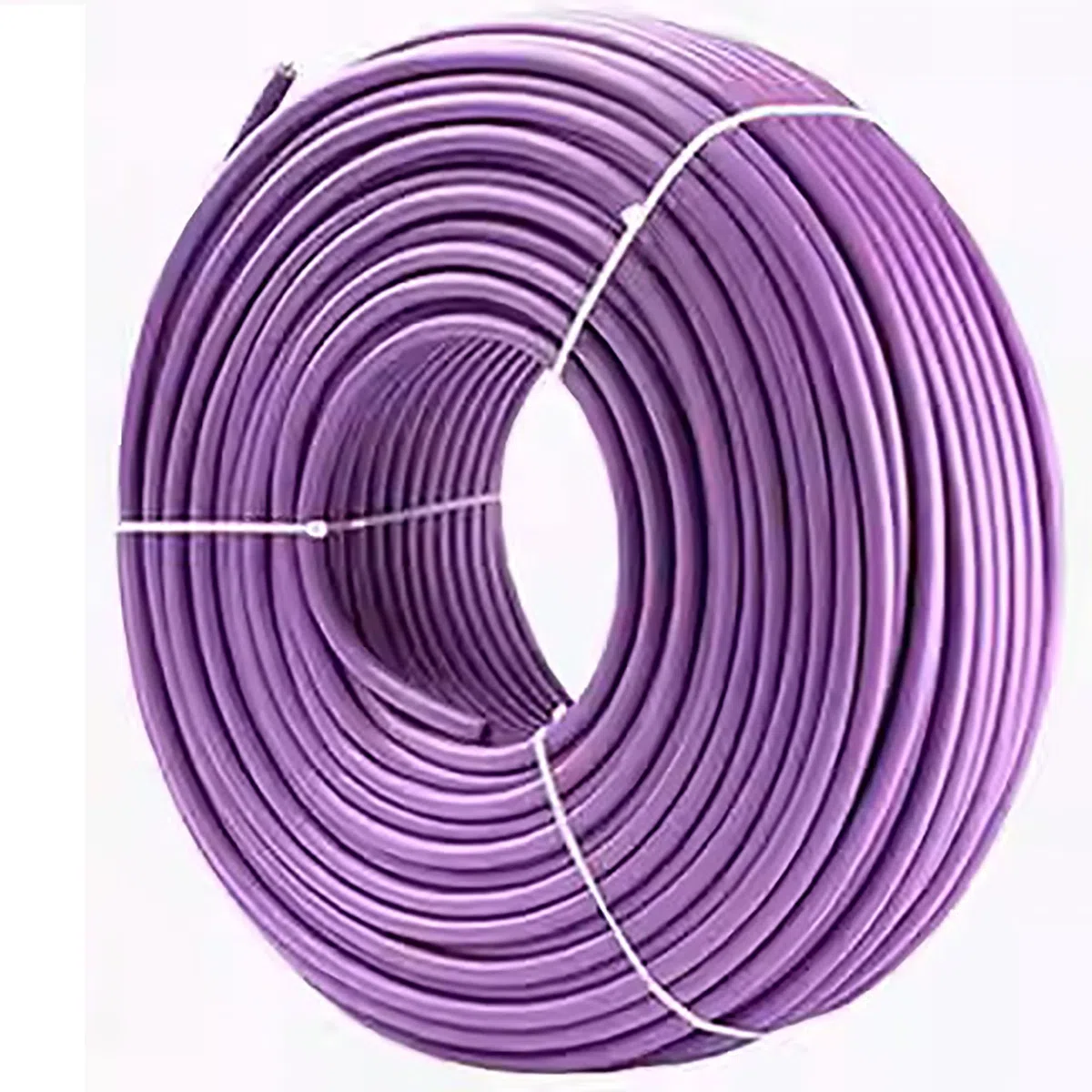 Compatible con Profibus DP Bus Cable 6XV1830-3EH10 6XV1830-0EH10 de 2 núcleos apantallado de 2 núcleos (lila, 80 metros)
