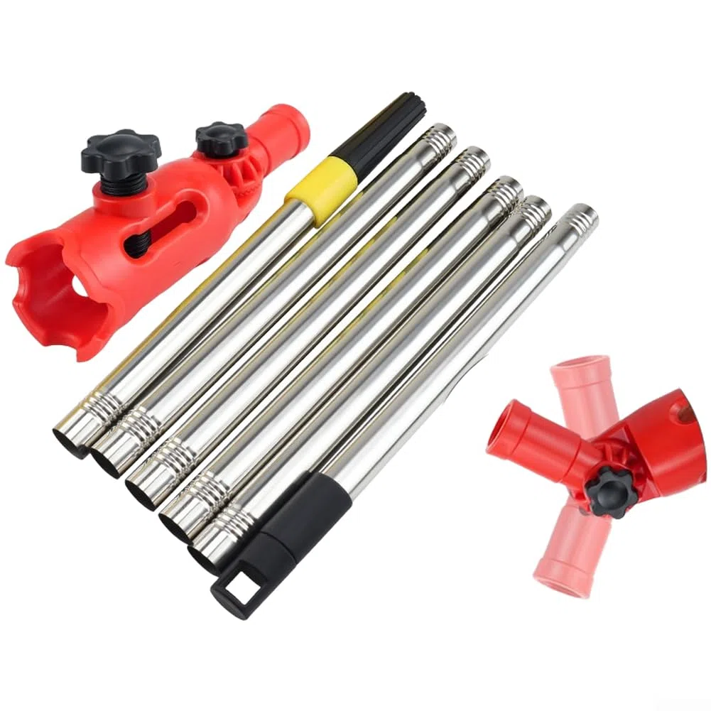 Adaptador de barra de extensión de rodillo de pintura, clip de soporte ajustable para pinceles, herramienta giratoria de 180 grados con mandíbula de 39 mm, abrazadera de nailon para rodillo, cepillo
