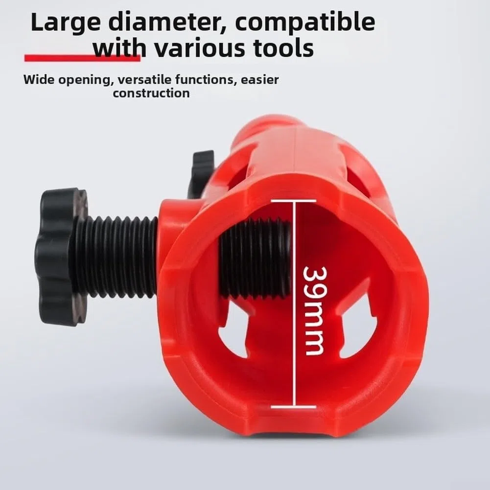 Adaptador de barra de extensión de rodillo de pintura, clip de soporte ajustable para pinceles, herramienta giratoria de 180 grados con mandíbula de 39 mm, abrazadera de nailon para rodillo, cepillo