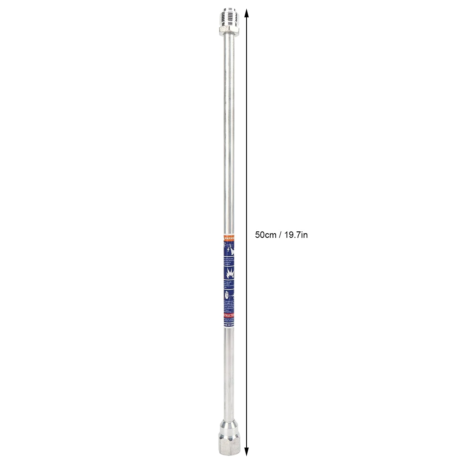 Varilla de extensión universal para máquina de pulverización Varilla de extensión de pistola de pintura de 75 cm(50cm)
