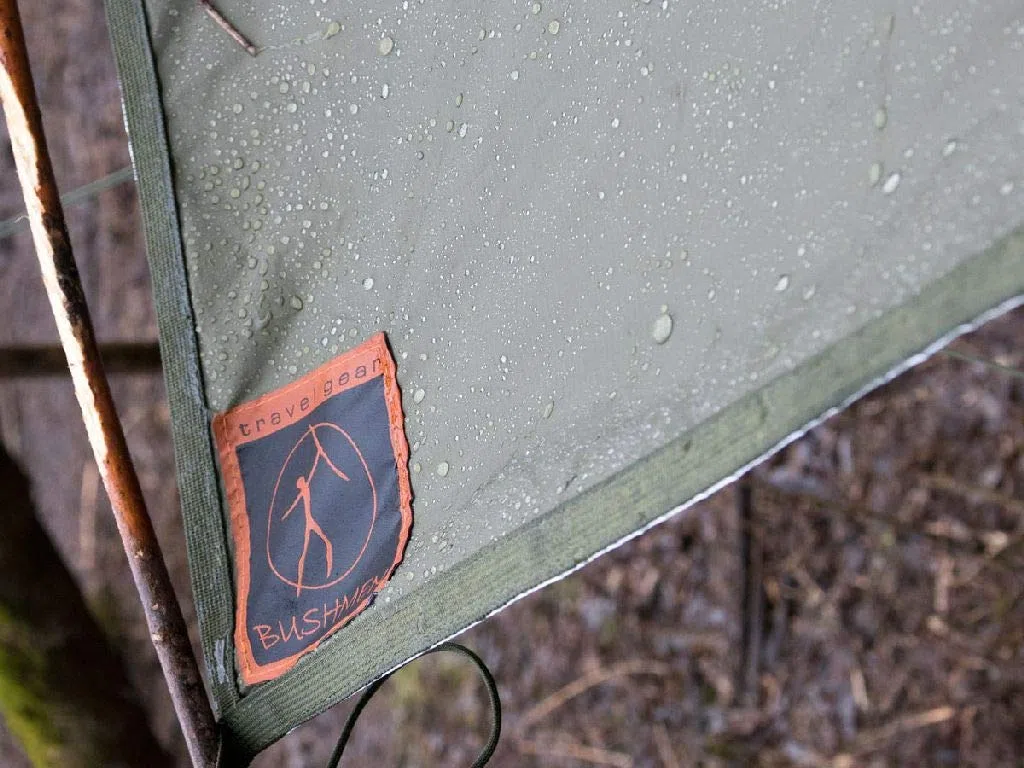 Bushmen Thermo Tarp - Toldo para la Lluvia (4 x 4 m, Aislante, protección contra el frío)