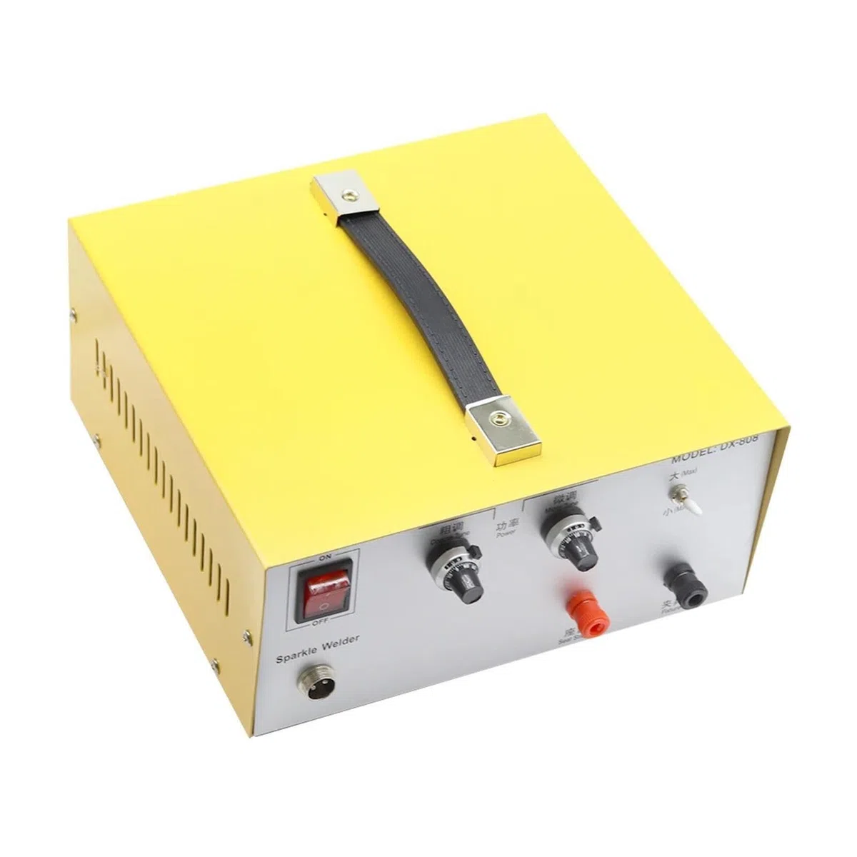 Para principiantes uso de bricolaje. DX-808 80A soldadura en punto de pulso portátil soldador por puntos oro plata platino máquina de soldadura para joyería Para principiantes (DIY)