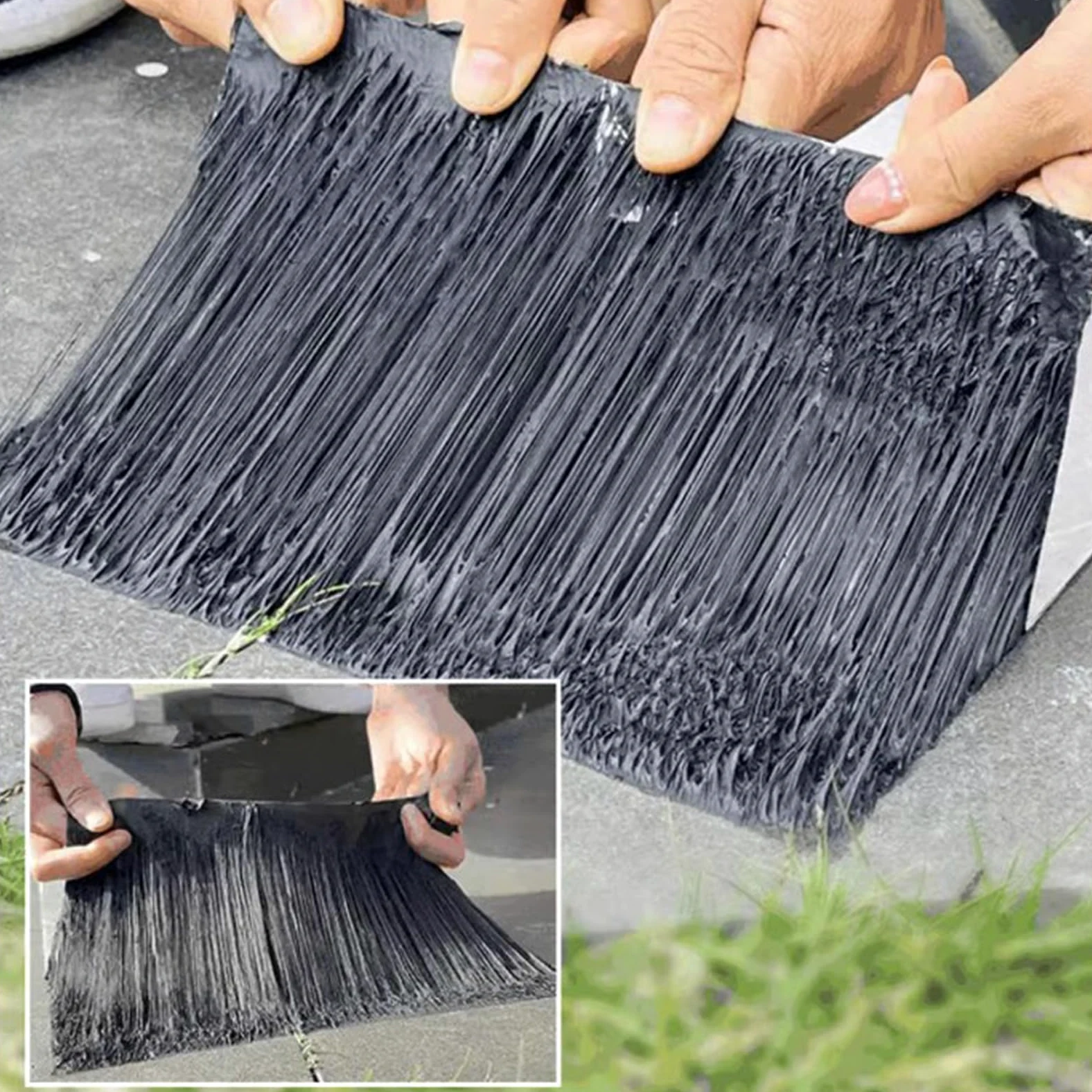 Cinta bituminosa autoadhesiva,Cinta Impermeable para reparación de Exteriores,Cinta Adhesiva para techos,Cinta Aislante de butilo,Cinta de Papel de Aluminio,para Huecos de alféizar de Ventana de